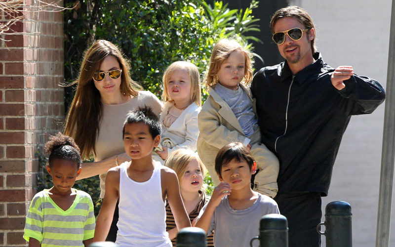 Brad Pitt et Angelina Jolie ensemble le temps d’une journée...La raison!