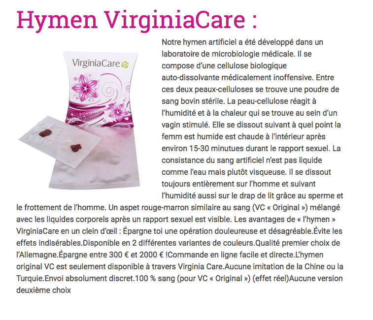 Hymen-virgine-care