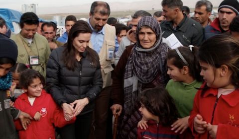 Angelina Jolie en syrie