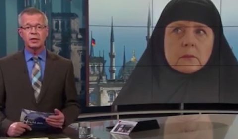 Une photo d'Angela Merkel voilée fait un bad buzz en Allemagne