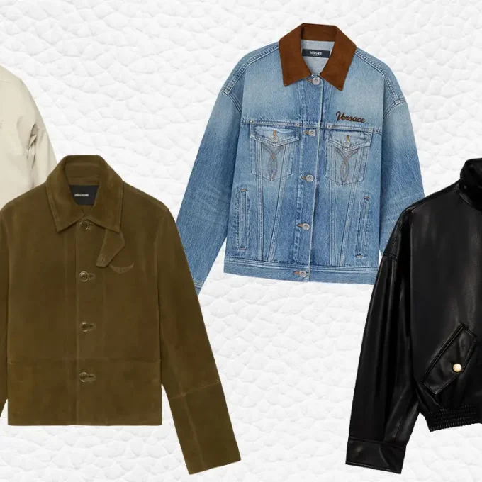 4 vestes cuir