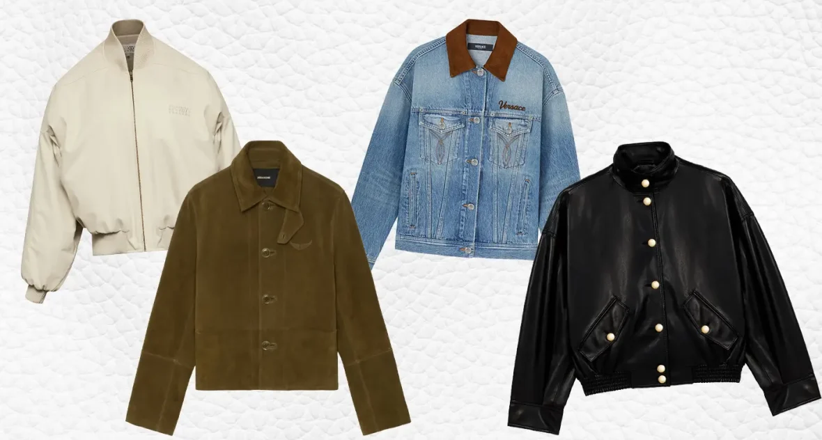 4 vestes cuir