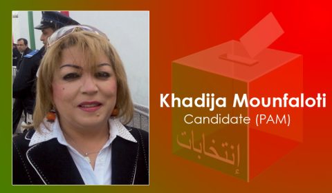 Femmes et candidates : Khadija Mounfaloti (PAM)