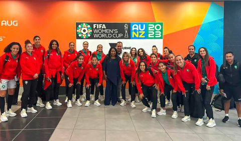 Mondial-feminin-de-football--arrivee-en-Australie-de-la-selection-marocaine